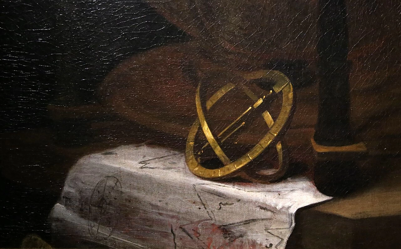Allegoria dell'astronomia in veste di Urania - dettaglio 1